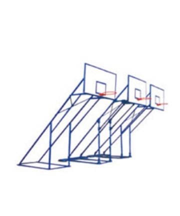 奥健炮式篮球架AJS1023