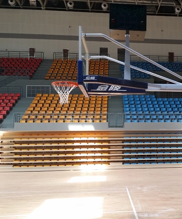 金乡县体育馆座椅篮球架项目